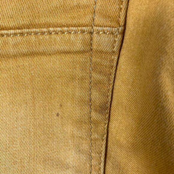 Mens Brazilian Sawary Denim Distressed Slim Jeans Gold 33 - Picture 7 of 10